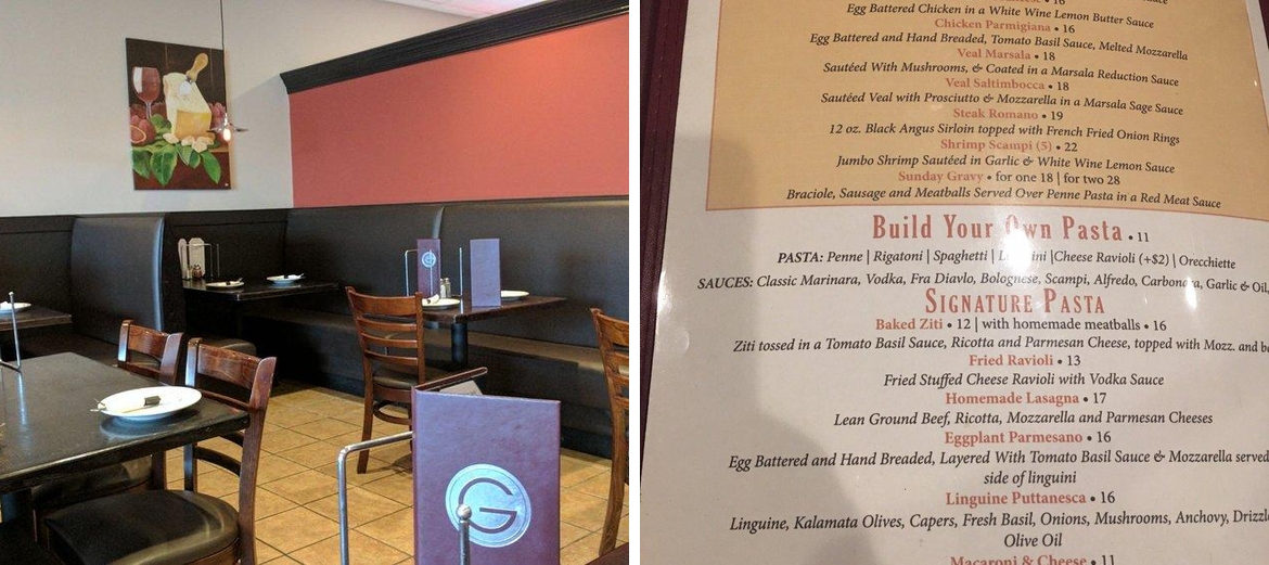Grimaldi's Coal Brick-Oven Pizzeria Menu